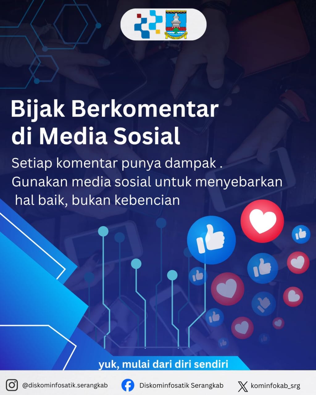 <p>Bijak Berkomentar Di Sosial Media</p>